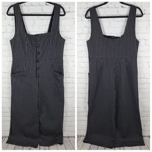 PAPILLON | wide leg stretch crop jumpsuit romper